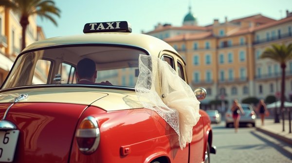 Vivre un mariage inoubliable à nice grâce au taxi pour mariages